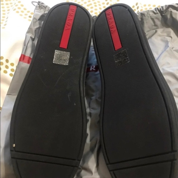 G - Prada Gray Suede Loafers - Picture 4 of 8